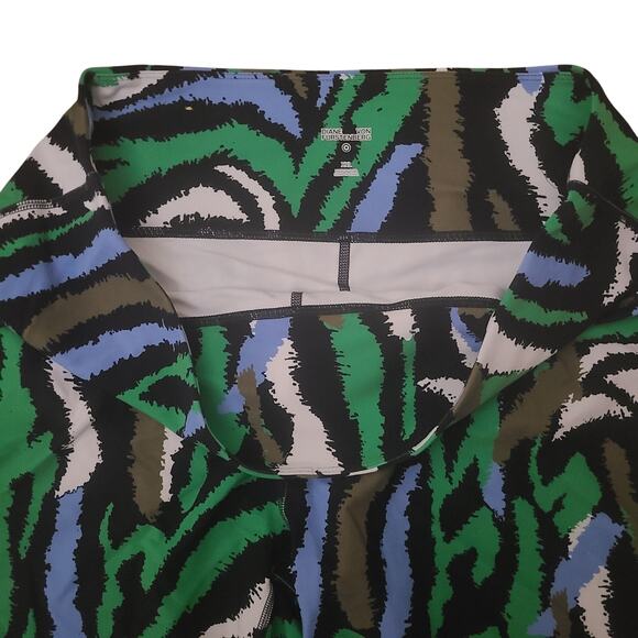 Diane von Furstenberg DVF for Target Zebra Bike Exercise Stretch Shorts XXL - Picture 3 of 5